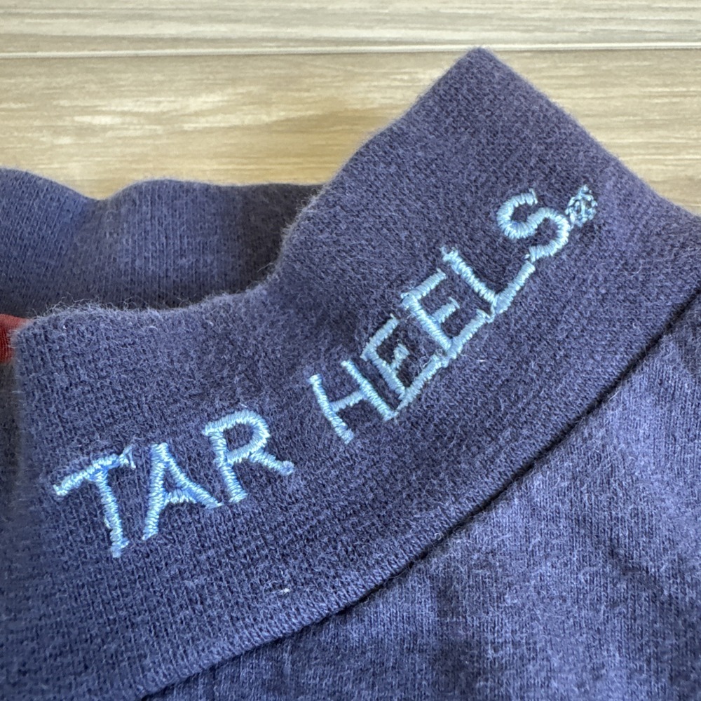 Vintage North Carolina Tarheels Shirt Women's L Fits SM Long Sleeve Mock Neck - Picture 3 of 10